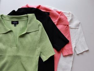 blusa tipo polo