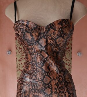 vestido animal print