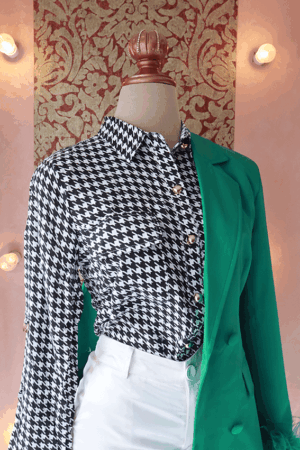 camisa pata de gallo