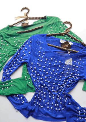 Blusa perlas