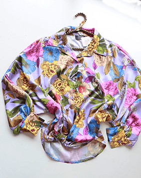 Camisa Oversize flores