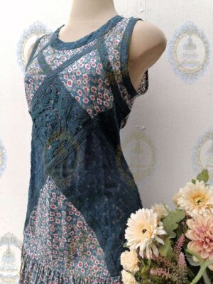 II VESTIDO CORTO DE FLORES