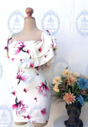 II VETIDO CORTO DE FLORES