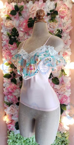 II BLUSA LISA ENCAJE HOMBROS