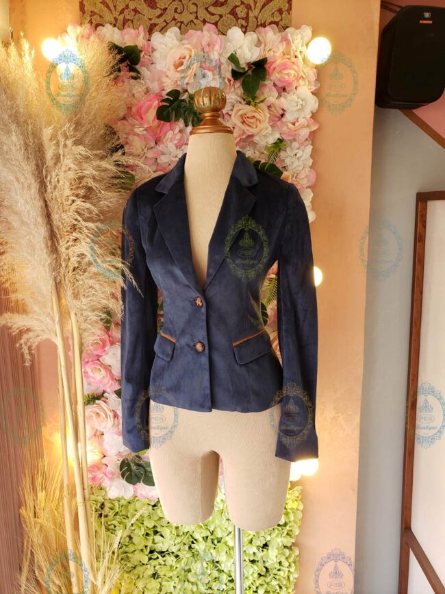 II blazer tipo gamuza