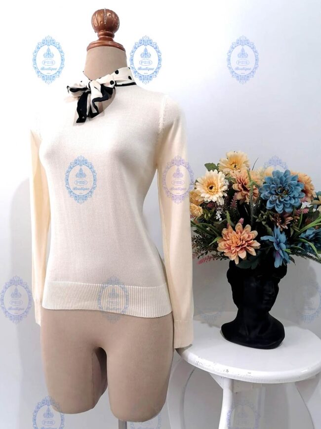 II SUETER CON PUNTOS EN EL CUELLO