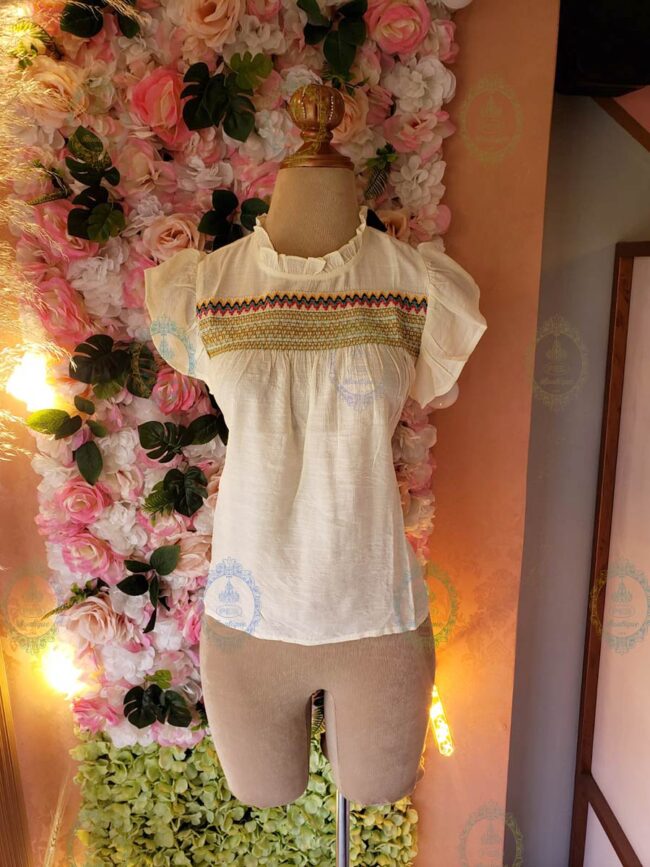 blusa encaje
