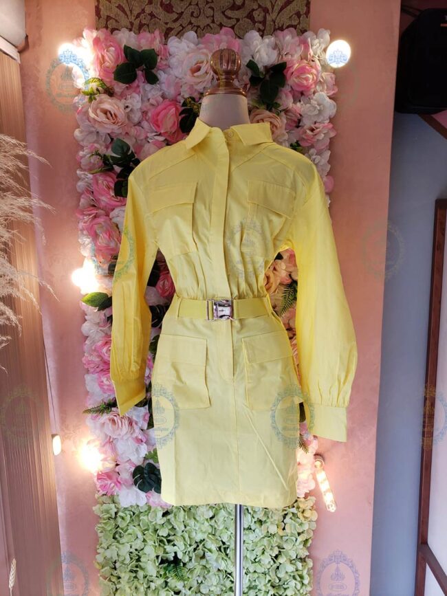 Vestido corto 4 bolsas