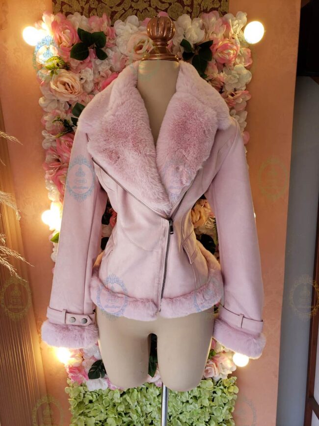 abrigo peluche corto