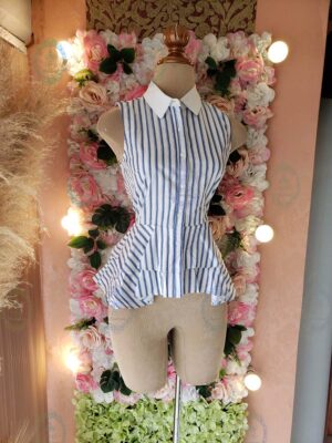 blusa cola de pato estampado rayas