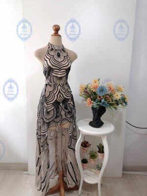 vestido largo lentejuela