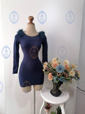 II VESTIDO TEJIDO CON PIEDRITAS