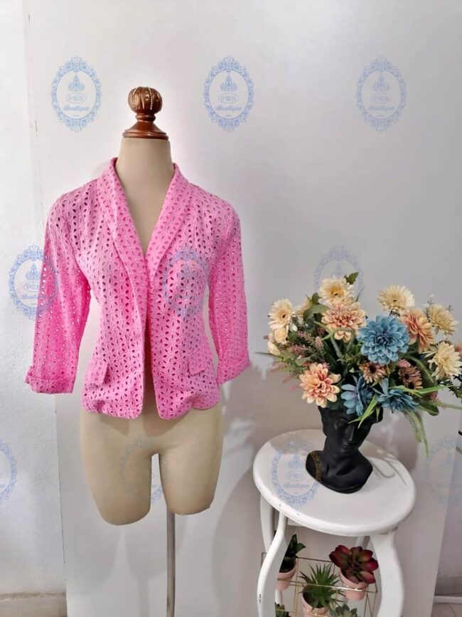 blazer encaje