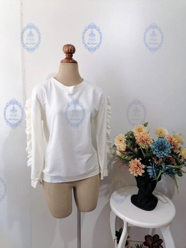 sudadera mangas olanes