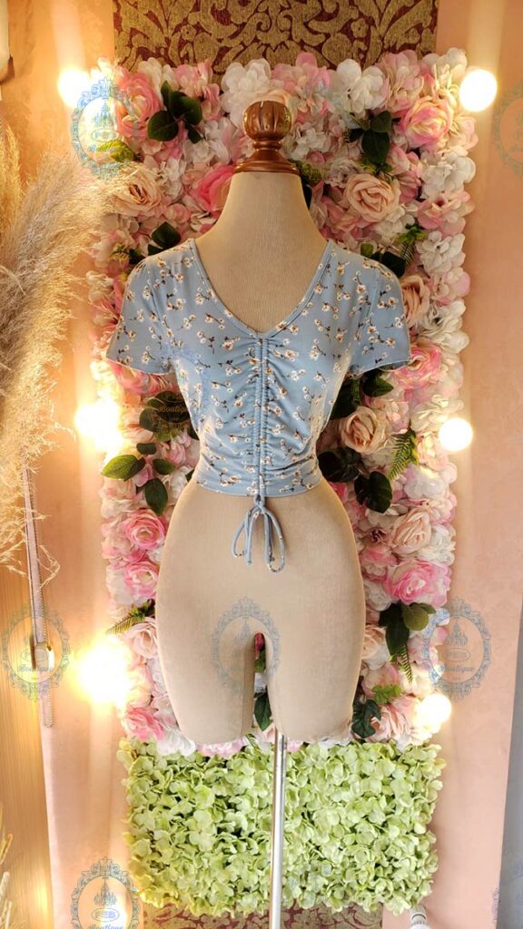 blusa flores