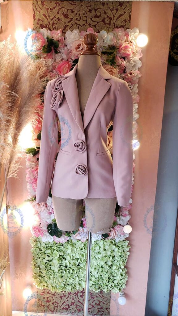 blazer rosas 3D