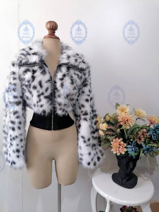 chamarra peluche animal print